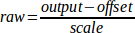 output offset