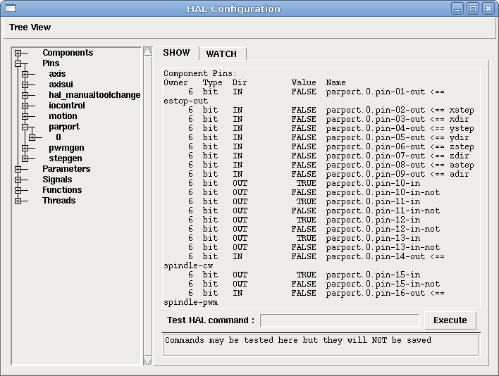 HAL Configuration