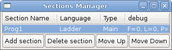 Default Sections Manager